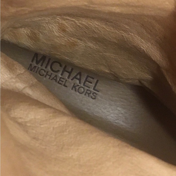 Michael Kors Moccasin Style Calf High Boots Shoes Brown Suede Womens 8 - Picture 7 of 14